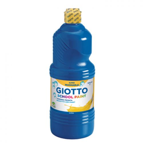 Guache Liquido Giotto Escolar 1 Litro Azul Escuro , Giotto , 160535517 , 8000825977176